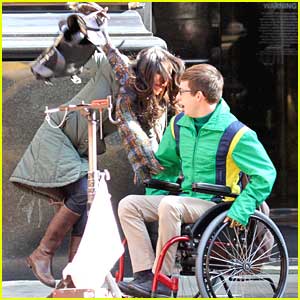 Kevin McHale: Wheelchair Run-In on 'Glee' Set