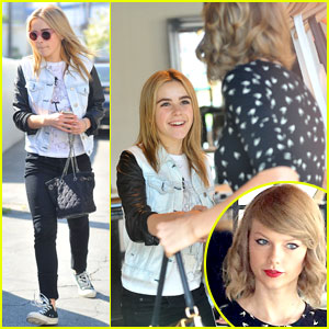 Kiernan Shipka Runs into Taylor Swift While Shopping at Rag & Bone!