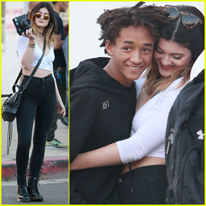 Kylie Jenner & Jaden Smith Hug it Out at the Movie Theater