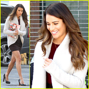 Lea Michele: 'Marie Claire' Reader on 'Glee' Set