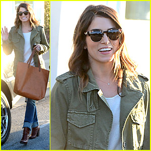 Nikki Reed Swings By Her Stylist's Place