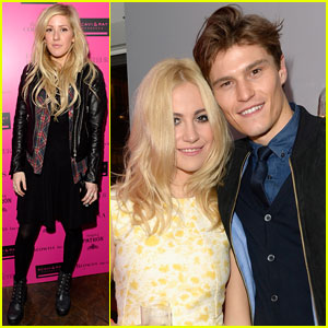 Pixie Lott & Oliver Cheshire: London Fashion Week Party with Ellie Goulding!