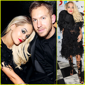 Rita Ora & Boyfriend Calvin Harris Hit Up BRIT Award After-Parties