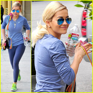 Rita Ora: Post-Party Workout in L.A.