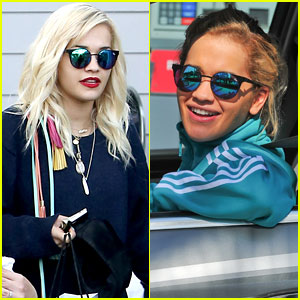 Rita Ora Takes Driving Lessons in Los Angeles