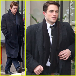 Robert Pattinson & Dane DeHaan Suit Up for 'Life' Scenes in Toronto