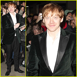 Rupert Grint Wins Newcomer of the Year at WhatsOnStage Awards 2014!
