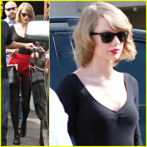 Taylor Swift Needs Multiple Bodyguards for Dance Class Exit