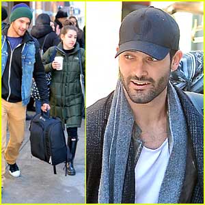 Tyler Posey & Tyler Hoechlin: Hotel Check Out in NYC