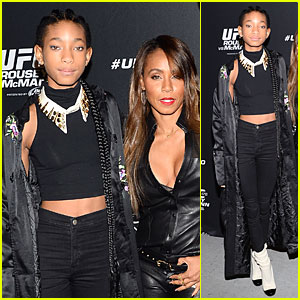 Willow Smith Bares Midriff at UFC 170 Event!