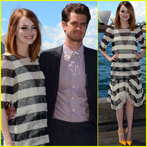 Andrew Garfield & Emma Stone Take Their Love to Sydney for 'Spider-Man 2' Photo Call