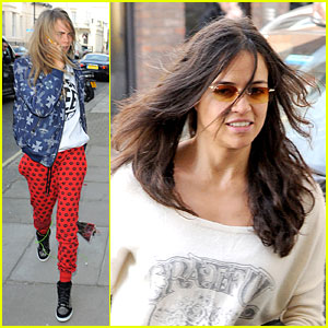 Cara Delevingne & Michelle Rodriguez Continue Spending Time Together in London!