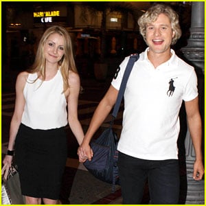 Charlie White Holds Hands with Girlfriend Tanith Belbin at 'DWTS' After-Party