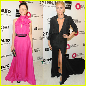 Crystal Reed & Cassie Scerbo: EJAF Oscars 2014 Party Ladies