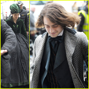 Daniel Radcliffe & Jessica Brown-Findlay: Period Costumes for 'Frankenstein' Filming