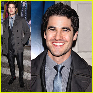 Darren Criss Supports Idina Menzel at 'If/Then' Broadway Opening Night