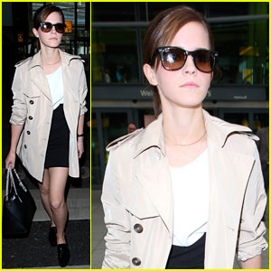 Emma Watson: Back to London After Oscars 2014!