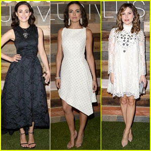 Emmy Rossum & Camilla Belle: H&M Conscious Collection Dinner with Sophia Bush