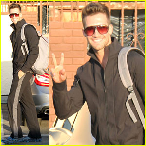 James Maslow: First 'Dancing with the Stars' Rehearsal Arrival Pics!
