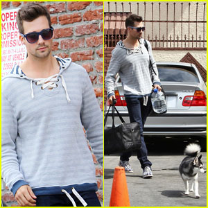 James Maslow Working on 'Something Special' in the Studio with Victoria Justice