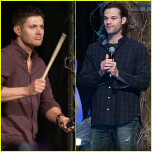 Jensen Ackles Entertains the Crowd at the 'Supernatural' Convention with Jared Padalecki!