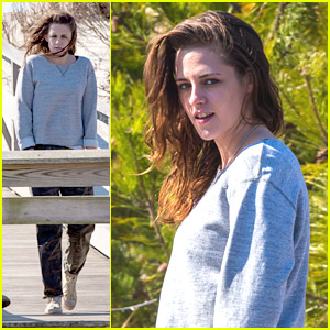 Things Are Getting Windy For Kristen Stewart on 'Still Alice' Set