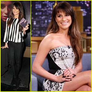 Lea Michele Promotes Debut Album 'Louder' on 'The Tonight Show'