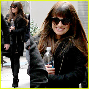 Lea Michele is 'So Excited' to Be Back in NYC Filming 'Glee'