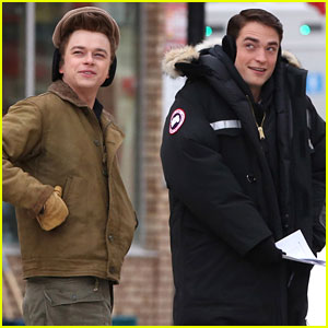 Robert Pattinson & Dane DeHaan Still Smiling on Freezing Cold 'Life' Set