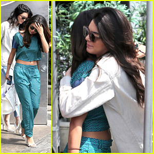 Selena Gomez & Kendall Jenner: Hugs After Friday Lunch Together