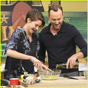 Shailene Woodley Gets Cookin' with Clinton Kelly on 'The Chew'