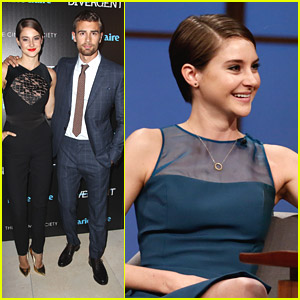 Shailene Woodley & Theo James Take 'Divergent' to NYC