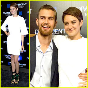 Shailene Woodley & Theo James Screen 'Divergent' in Atlanta