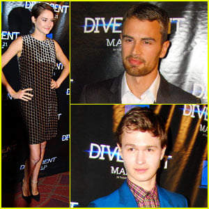 Shailene Woodley & Theo James: 'Divergent' Chicago Screening with Ansel Elgort!