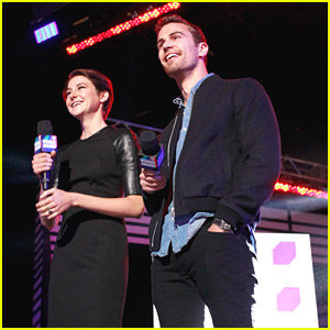 Shailene Woodley & Theo James Present at mtvU Woodie Awards & Festival 2014
