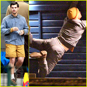 Taylor Lautner Does His Own Stunts for 'Cuckoo'!