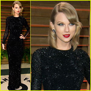Taylor Swift Goes Glam for the Vanity Fair Oscars Party 2014