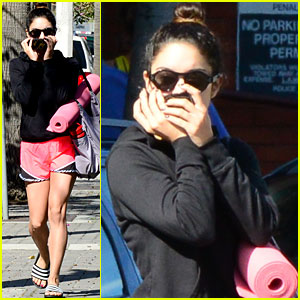 Vanessa Hudgens Ends the Week with Another Yoga Class