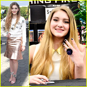 Willow Shields: 'Extra' Appearance After 'Catching Fire' Ring Pop Proposal