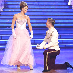 Amy Purdy & Derek Hough Become Disney Royalty for DWTS