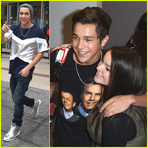 Austin Mahone Super Friendly With Fans At 'The Morning Show' in Toronto