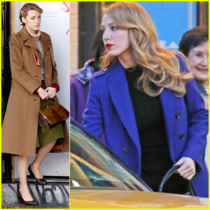 Blake Lively Grabs Cab in Chinatown for 'The Age of Adaline'