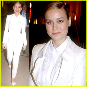 Brie Larson is a White Suit Stunner in Paris!