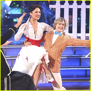 Charlie White & Sharna Burgess Were 'Supercalifragilisticexpialidocious' on DWTS - See Their Jazz Pics Here!