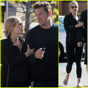 Claire Holt Holds On Tight to Her Boyfriend in Hollywood!
