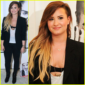Demi Lovato Greeted By Fans Ahead of 'Neon Lights' Concerts in Brazil
