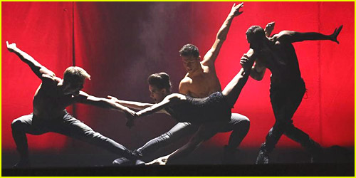 Derek Hough Goes Shirtless for Macy's Stars of Dance Performance with Kathryn McCormick - Watch Here!