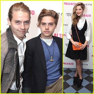 Dylan & Cole Sprouse Support Zoe Levin at 'Palo Alto' Tribeca Premiere