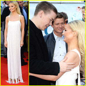 Emma Rigby is Fringe-y Fabulous for 'Plastic' Premiere with Will Poulter