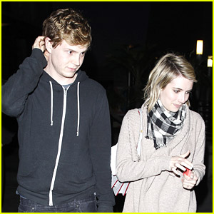 Emma Roberts & Evan Peters Are Just Enjoying Being Engaged